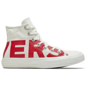 Chuck Taylor All Star Hi Top LOGO ”Vit/Röd”