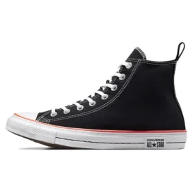 Chuck Taylor All Star High Crafted Stitch-skor ”Black White”