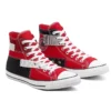 Chuck Taylor All Star High ”Patchwork – University Red”