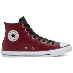 Chuck Taylor All Star High ”Seasonal Colorblock – Team Red Obsidian”