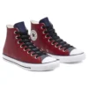 Chuck Taylor All Star High ”Seasonal Colorblock – Team Red Obsidian”