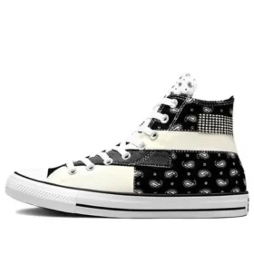 Chuck Taylor All Star High Top Hacked Patterns ”Black Paisley”