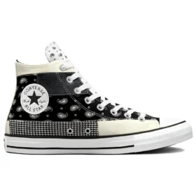 Chuck Taylor All Star High Top Hacked Patterns ”Black Paisley”