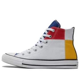 Chuck Taylor All Star High ”Vit Grön Röd Gul”