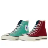 Chuck Taylor All Star J Hi ”Maroon Dark Navy Mint”