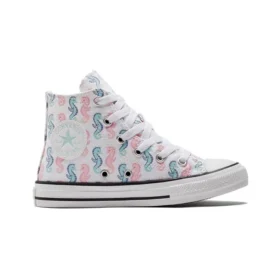 Chuck Taylor All Star K White ”Blue Pink”