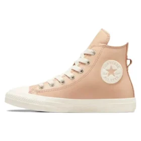 Chuck Taylor All Star Läder Fuskpälsfoder ”Pink”