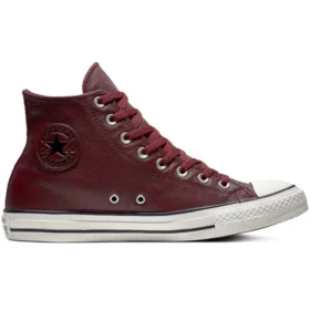 Chuck Taylor All Star Läderhögskor ”Red White”