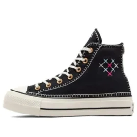 Chuck Taylor All Star Lift Crafted Stitching Platform ”Black White”