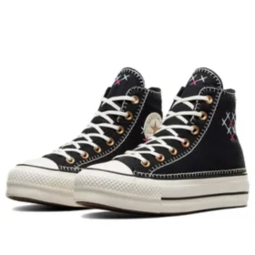 Chuck Taylor All Star Lift Crafted Stitching Platform ”Black White”
