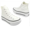 Chuck Taylor All Star Lift Double Stack Hi ”White Black”