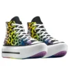 Chuck Taylor All Star Lift Double Stack Platform Pride High ”Chaos Fuchsia Orange Rind”