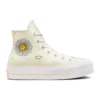 Chuck Taylor All Star Lift HI-skor ”Floral Embroidery”