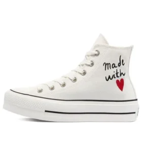 Chuck Taylor All Star Lift High ”Valentine’s Day – Vintage White”