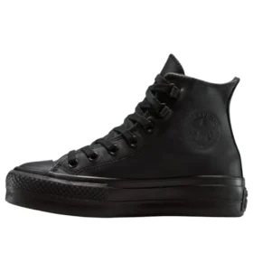 Chuck Taylor All Star Lift Leather High Top ”Black”