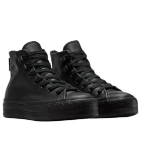 Chuck Taylor All Star Lift Leather High Top ”Black”