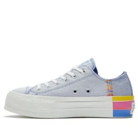 Chuck Taylor All Star Lift Low ”Ranbow – Ozone Blue”