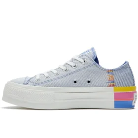Chuck Taylor All Star Lift Low ”Ranbow – Ozone Blue”