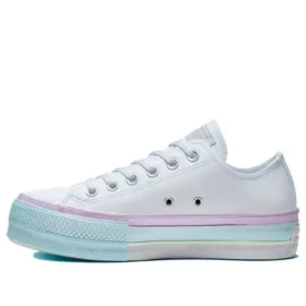 Chuck Taylor All Star Lift Low ”White Lilac Blue”