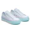 Chuck Taylor All Star Lift Low ”White Lilac Blue”