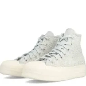 Chuck Taylor All Star Lift Platform Crochet ”Grey White”