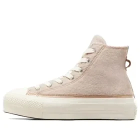 Chuck Taylor All Star Lift Platform Faux Mohair ”Pink”