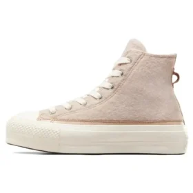 Chuck Taylor All Star Lift Platform Faux Mohair ”Pink”
