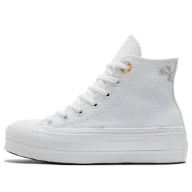 Chuck Taylor All Star Lift Platform High ”Autumn Embroidery White”