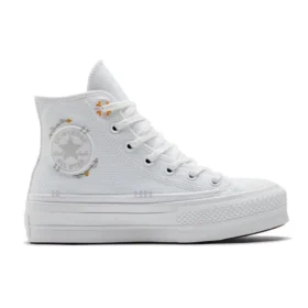 Chuck Taylor All Star Lift Platform High ”Autumn Embroidery White”