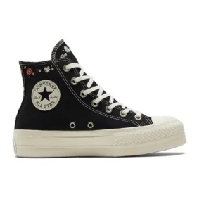 Chuck Taylor All Star Lift Platform High ”Embroidered Floral – Black”