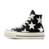 Chuck Taylor All Star Lift Platform Large Stars High ”Svart Vit” Chuck Taylor All Star Lift Platform Large Stars High ”Svart Vit”