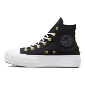 Chuck Taylor All Star Lift Platform Star Studded ”Black White Gold”
