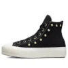 Chuck Taylor All Star Lift Platform Suede Studs High Top ”Svart”