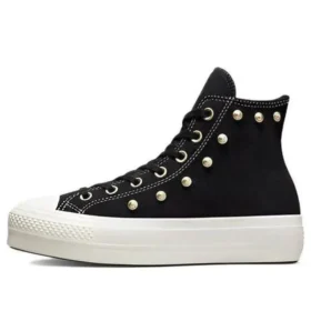 Chuck Taylor All Star Lift Platform Suede Studs High Top ”Svart”