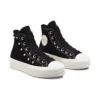 Chuck Taylor All Star Lift Platform Suede Studs High Top ”Svart”