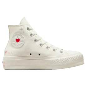 Chuck Taylor All Star Lift Platform Y2K Heart High Top ”White Fever Dream”