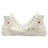 Chuck Taylor All Star Lift Platform Y2K Heart High Top ”White Fever Dream”