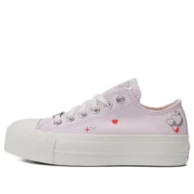 Chuck Taylor All Star Lift Platform Y2K Heart Low Top ”Ljusrosa”