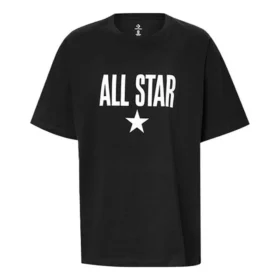 Chuck Taylor All Star Logo T-shirt, asiatiska storlekar ”Svart/Vit”
