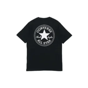 Chuck Taylor All Star Logo-tryck Rund hals Sportig kortärmad ”Svart”