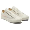 Chuck Taylor All Star Low ”Broderad blommig – Egret”