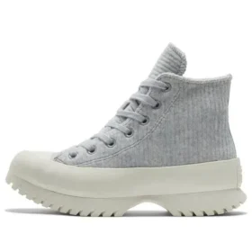 Chuck Taylor All Star Lugged 2.0 High ”Striped Knit – Gravel”