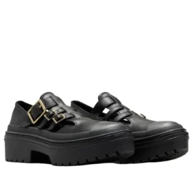 Chuck Taylor All Star Lugged Heel Mary Jane ”Black”