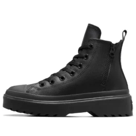 Chuck Taylor All Star Lugged Lift Platform Läder ”Svart”