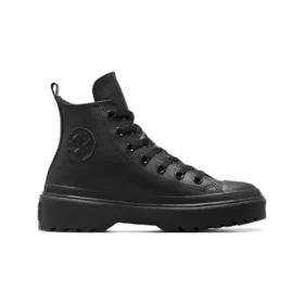 Chuck Taylor All Star Lugged Lift Platform Läder ”Svart”