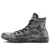 Chuck Taylor All Star Luxe Leather ”Svart Grå Silver”