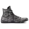 Chuck Taylor All Star Luxe Leather ”Svart Grå Silver”