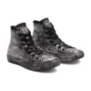 Chuck Taylor All Star Luxe Leather ”Svart Grå Silver”