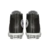 Chuck Taylor All Star Mission-V Läder Högt Skinn Svart Vit Vågmönstrad Sula ”Black White”