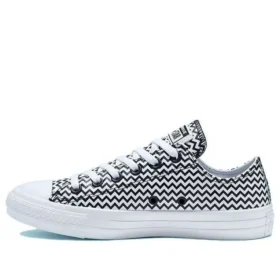 Chuck Taylor All Star Mission-V Low Top Svart Vit Vågmönster ”Svart Vit”